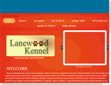 Tablet Screenshot of lanewoodkennel.com